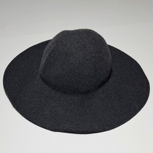 J. Crew Floppy Felt Wool Hat Gray